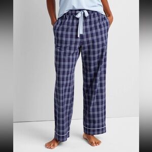 NWT State of Day Plaid Pajama Pants XXL Poplin Lounge Sleepwear